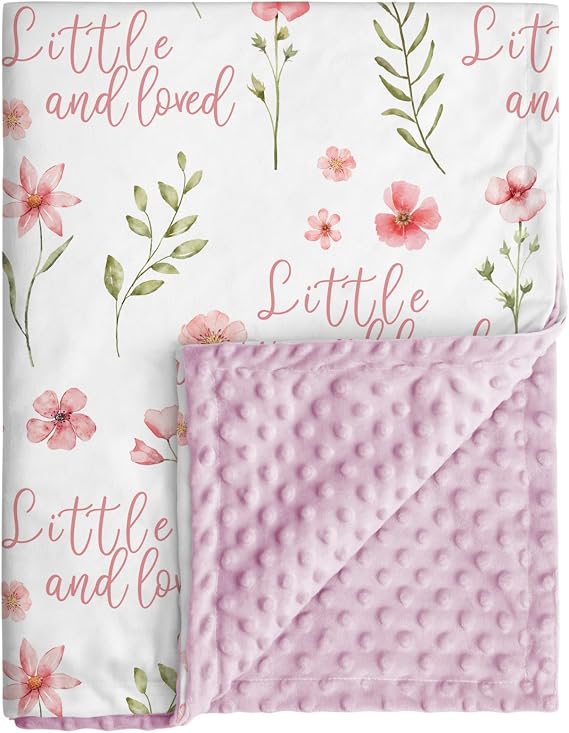 Fleece Baby Blankets for Girls & Boys, Infant Toddler Blanket