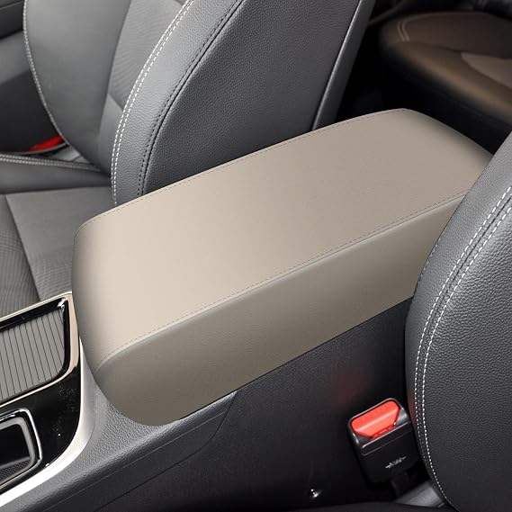 AOMSAZTO Console Armrest Covers for Hyundai Sonata 2015-2019 Beige