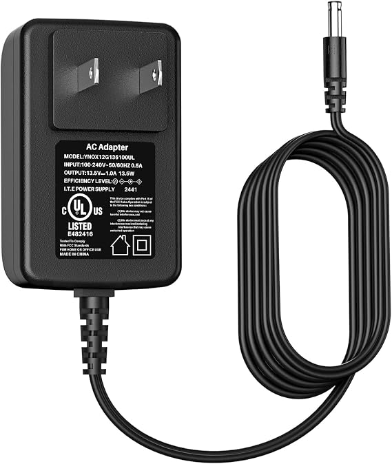 13.5V AC/DC Adapter Charger Compatible with OttLite Item PL-0074 PL0074 LED