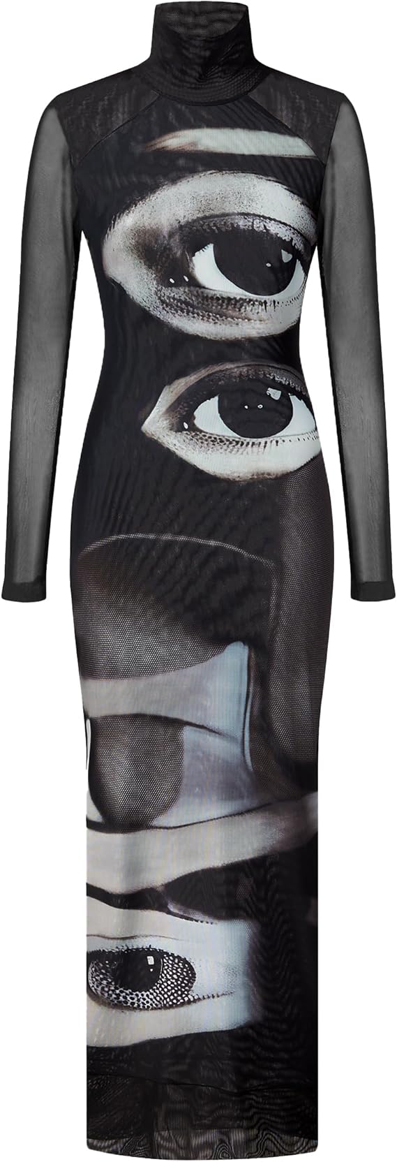 JW PEI Women's Sophia Eye Print Mesh Dress