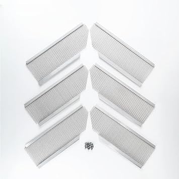 RAPTOR GUTTER GUARD Contractor Grade Stainless Steel Micro-Mesh Gutter Guard Sample Pack. Standard 5.625 in. x 6 in. &amp; Super 7.187 in. x 6 in. Samples Screws Not Included