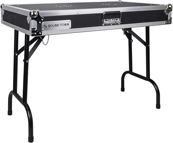 Sound Town DJ Table, Plywood, 36-inch x 21-inch (STDJT-36W)