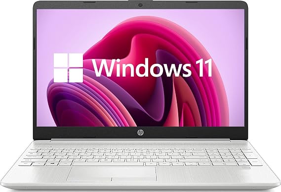 HP 15 Business Laptop, 15.6" HD Touchscreen, 11th Gen Intel Core i5-1135G7 Processor, Intel Iris Xe Graphics, 8GB RAM, 256GB SSD, Backlit Keyboard, Webcam, HDMI, Windows 11 Home, Silver