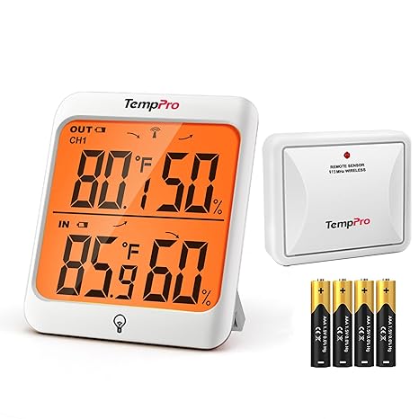 ThermoPro TP63C Indoor and Outdoor (Sensor) Digital Temperature and Humidity Meter
