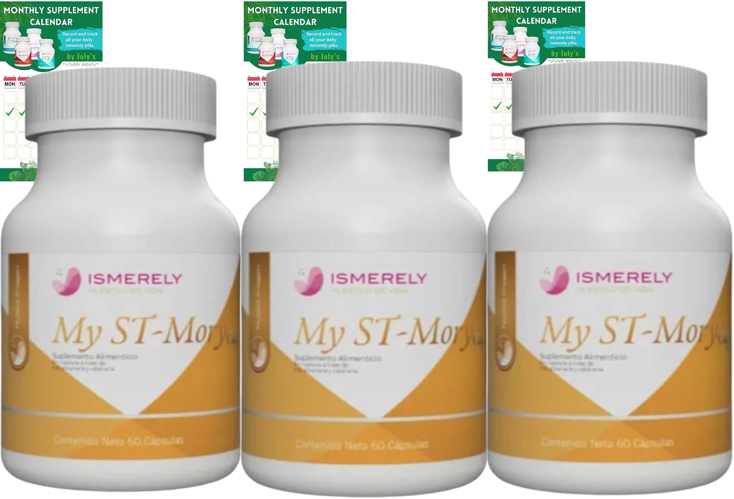 My ST-Mory Iismerely Memory & Focus Supplement 60 Caps Ashwagandha, Basil, Rhodiola, Zinc, B1, B9, Calcium Natural Support Mental Clarity Nervous System Balance Iismerely Products 3