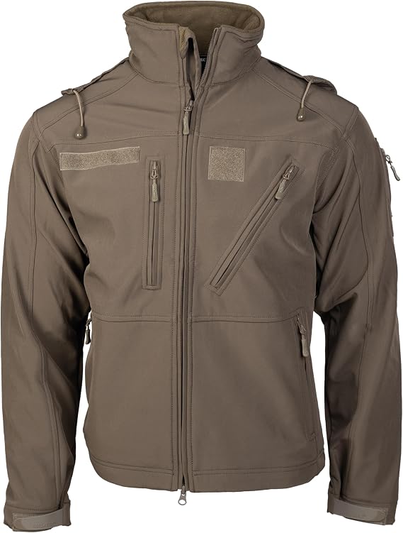 Mil-Tec Men's Softshell Jacket SCU 14 Dark Coyote