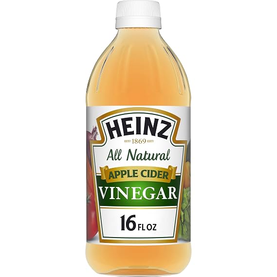 Heinz All Natural Apple Cider Vinegar with 5% Acidity, 16 fl oz Bottle