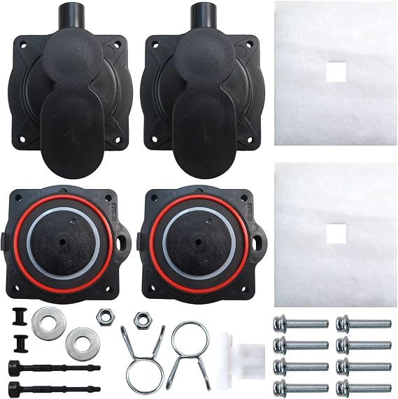 HP60/80 Air Pump Rebuild Complete Kit Fit for Hiblow HP 80, HP 60 Aerators, HP-80-0110, with White Switch by Acupress