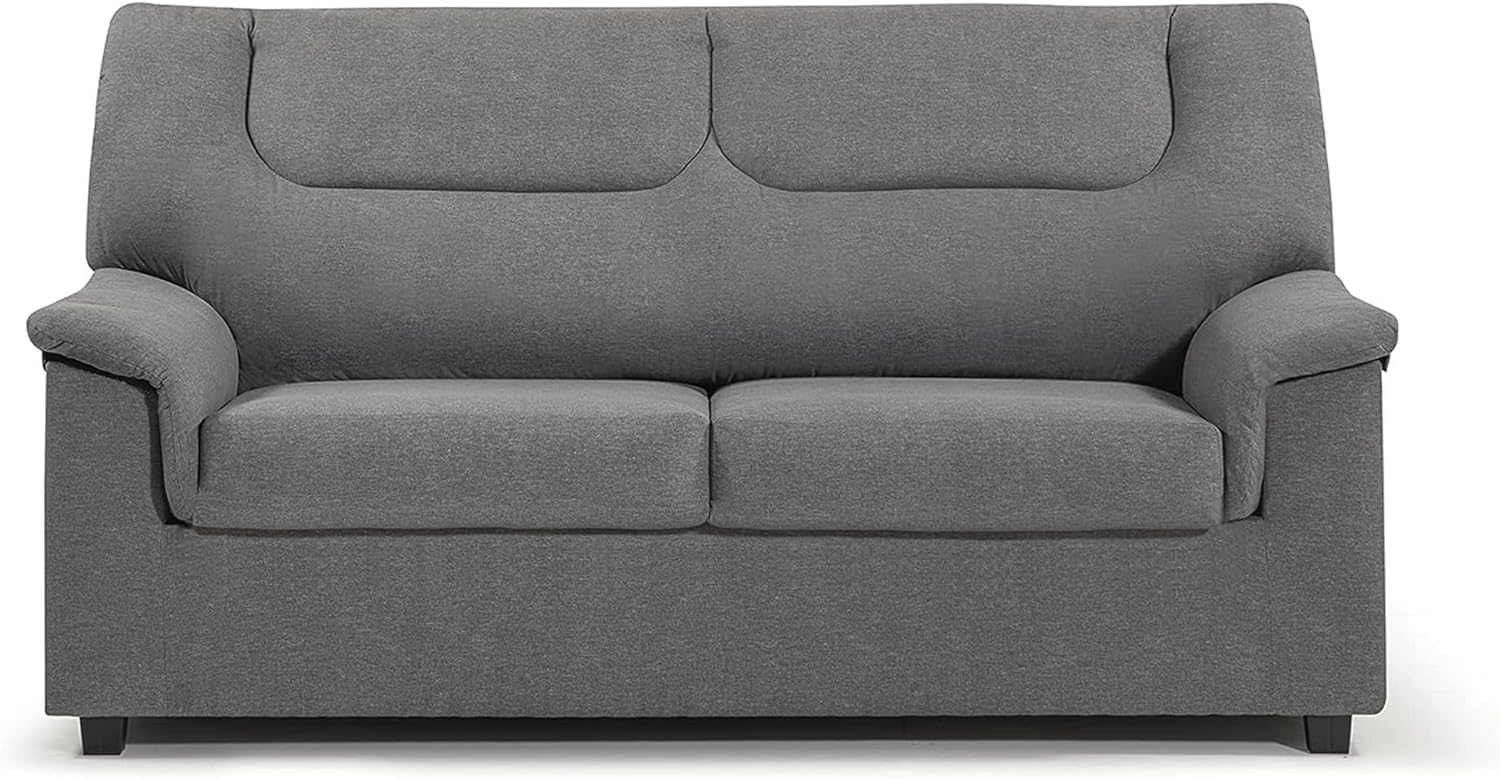 SHIITO Model Tribeca – 2 Seater Sofa | Maximum Relax and Comfort | 140 x 98 x 90 cm – Grey