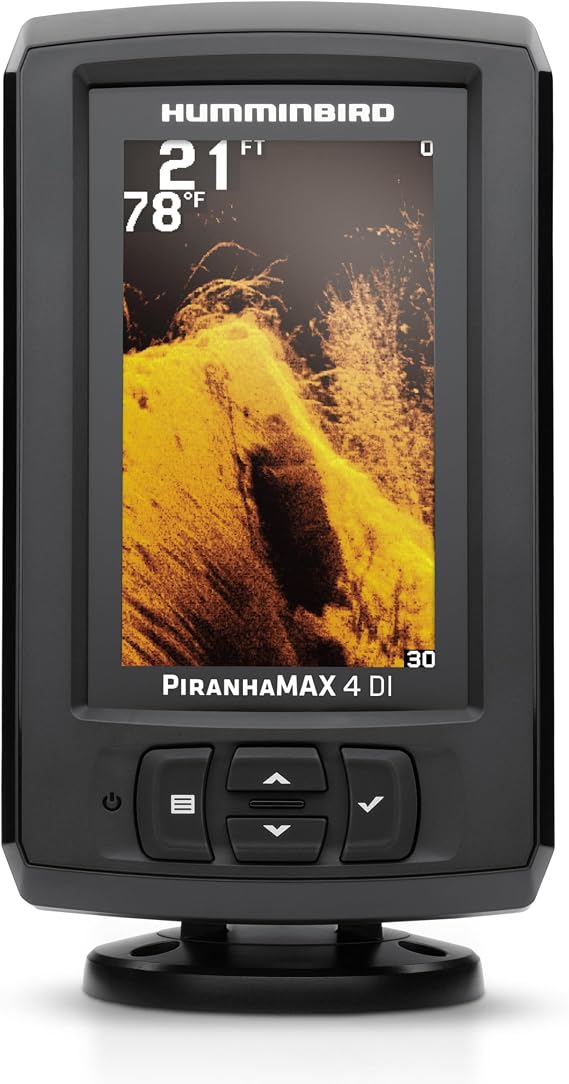 Humminbird PiranhaMax 4 DI Dualbeam Sonar Colour Fishfinder with Down Imaging
