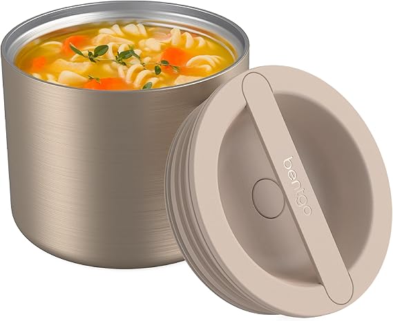 Bentgo Stainless Steel Insulated Food Container, Leak-Proof, 19 fl oz
