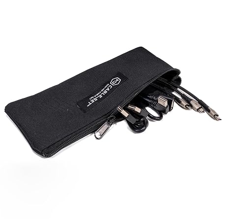 Mission Darkness USB Cable Set UL-Certified Shielded Cables for Digital Forensics & RF-Shielded Enclosures Includes USB-A, USB-C, Micro USB, Lightning-Compatible, Extension Cables & Zipper Pouch