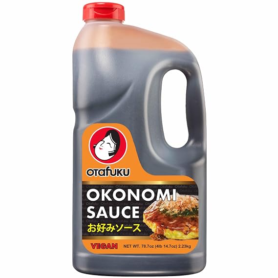 Otafuku Okonomiyaki Sauce, Restaurant Bulk Size, 78.7 OZ | 1/2 Gallon | For Japanese Okonomiyaki Pancakes