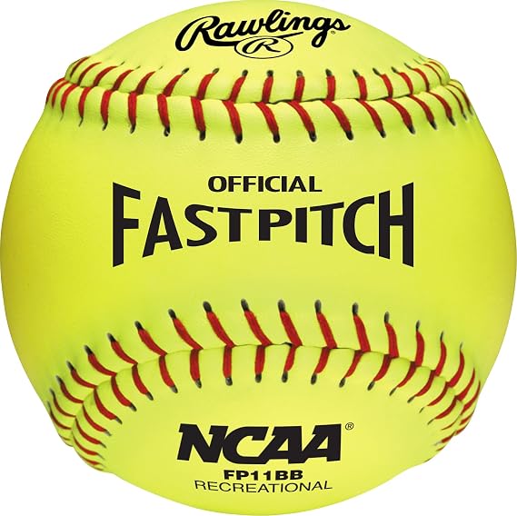 Rawlings | NCAA Recreational Fastpitch Softballs | 11" Options | 6 & 12 Count Options