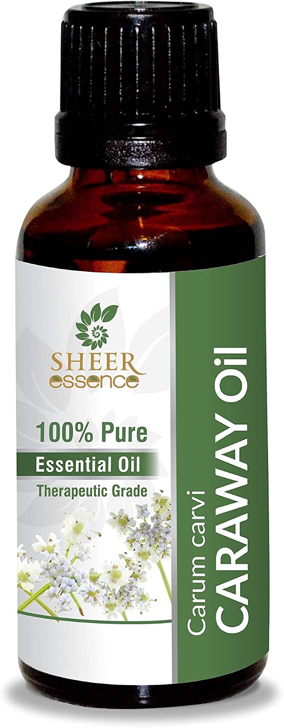 Caraway Oil -(Carum Carvi) -Essential Oil 100% Pure Natural Undiluted Uncut Therapeutic Grade Oil 1.01 Fl.OZ