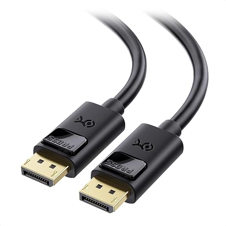 Cable Matters [VESA Certified] 32.4Gbps Short DisplayPort 1.4 Cable, 3ft