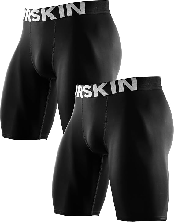 DRSKIN Men's 3, 2 or 1 Pack Compression Shorts Pants Tights Baselayer Sports Running Athletic Active Underwear Workout