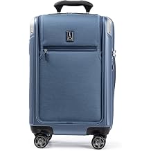 Travelpro Platinum Elite TSA Lock Hard Shell Case with Swivel Wheels, Polycarbonate Suitcase, darkblue, Carry-on with Laptop Pocket 21-Inch, Platinum Elite Hard Case with Swivel Wheels, TSA Lock, Hard