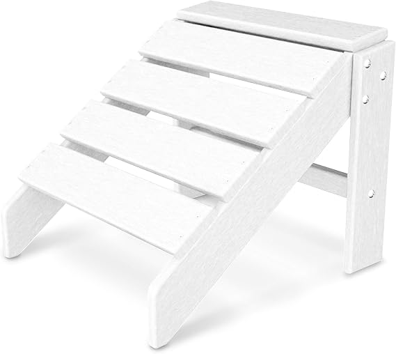 POLYWOOD SBO20WH South Beach Ottoman, White