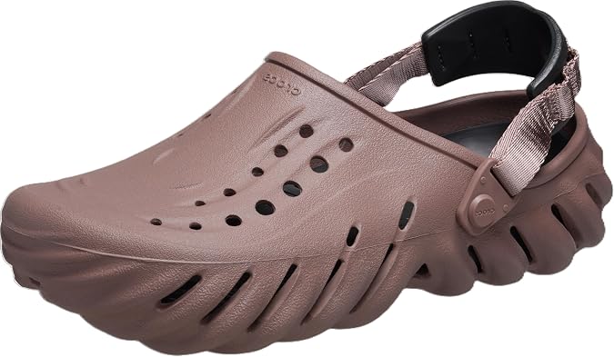 Crocs Unisex Adult Echo Clog, Truffle, 10 UK Men / 12 UK Women