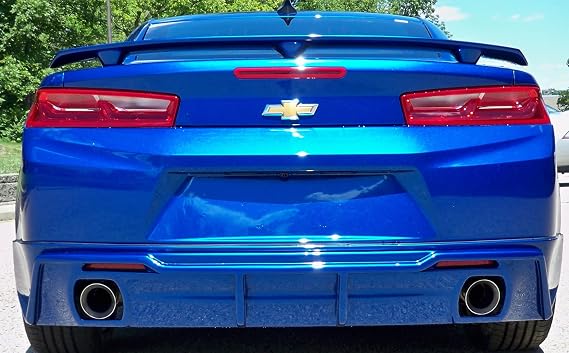 California Dream Spoiler Compatible with: 2016-2023 Chevrolet Camaro Factory 3-Post Style Spoiler Painted (WA8555 Gloss Black)