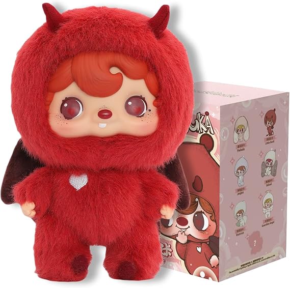 52TOYS POUKAPOUKA Mood Bubbles Vinyl Plush Toy Blind Box with Soft and Adorable Design, Perfect for Cuddling, Display, and Unique Posing, Ideal Gift for Birthday Party