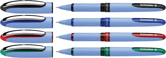 Pioro kulkowe Schneider One Hybrid N 0,5 mm 4 sztuki w etui Mix kolorow