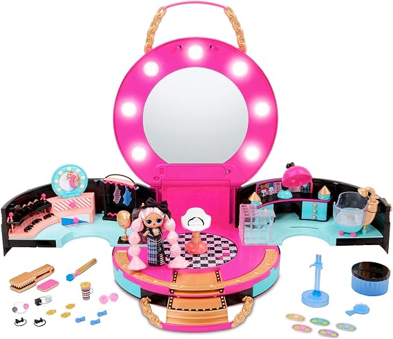L.O.L. Surprise! Hair Salon Playset with 50 Surprises and Exclusive JK Mini Fashion Doll (571322E7C)
