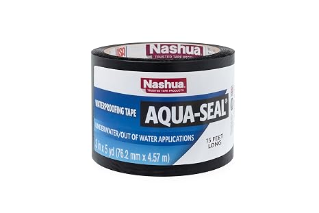 Nashua 3 in x 15 ft Aqua-Seal Waterproof Tape in Black