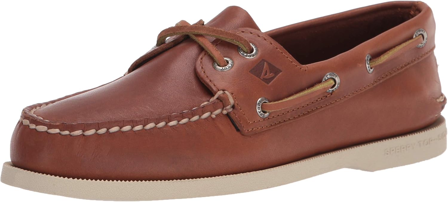 Sperry Top-Sider Mens AO 2 Eye Boat Shoe,Tan,9 M US, tan