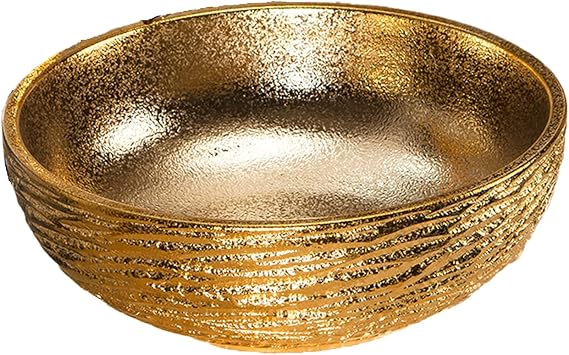 Modern Ceramic Gold Washbasin, Lavabo Countertop Sink for Bar and Bathroom, 1 Sink