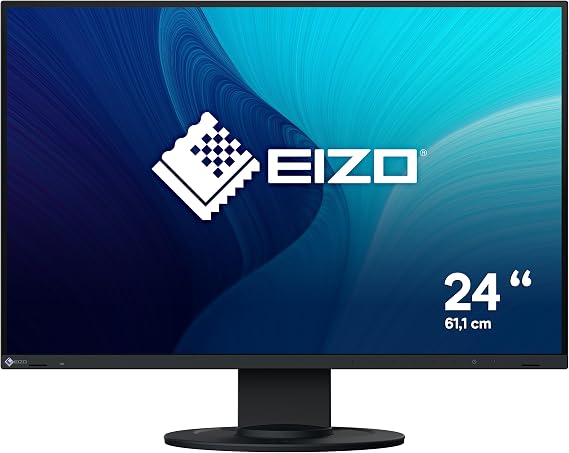 Eizo FlexScan EV2410R computer monitor 61.2 cm (24.1") 1920 x 1200 Pixels WUXGA LCD Flat Black