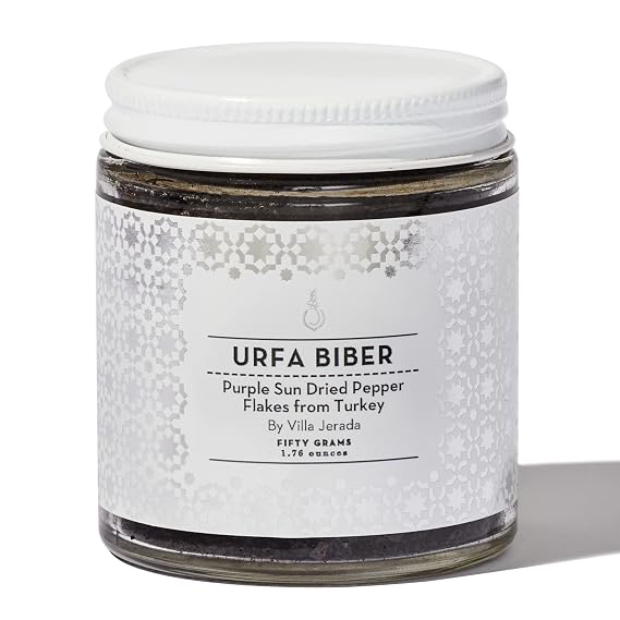 Villa Jerada, Premium Urfa Biber Pepper - Purple Sun Dried Urfa Chile Pepper Flakes from Turkey (Your Chile Upgrade), 1.76oz (Pack of 1)