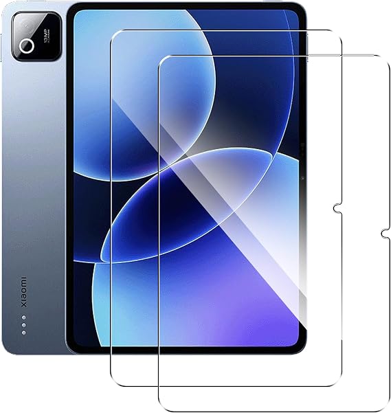 2 Pack Tempered Glass for Xiaomi Pad 8 / Pad 8 Pro 11.2 Inch Screen Protector, 9H Hardness HD Screen Protector Film Compatible with Xiaomi Pad 8, Anti Scratch Bubble-Free Ultra Resistant