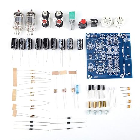 6J1 Tube Preamp DIY Kit, DC 12V Headphone Amplifier