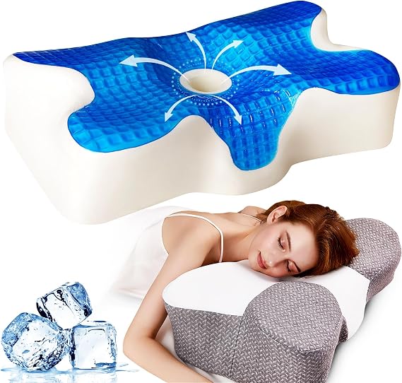 Cooling Gel Pillow,Cooling Cervical Neck Pillow,Gel Memory Foam Pillow