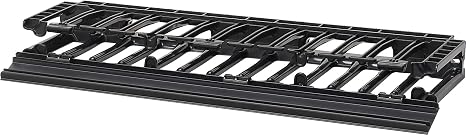 Panduit NMF1 Horizontal Cable Manager, Black