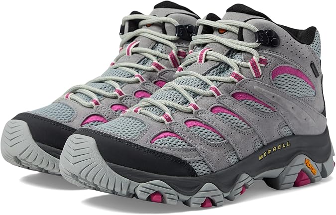 Merrell Moab 3 Mid WP Monument/Fuchsia 5.5 M