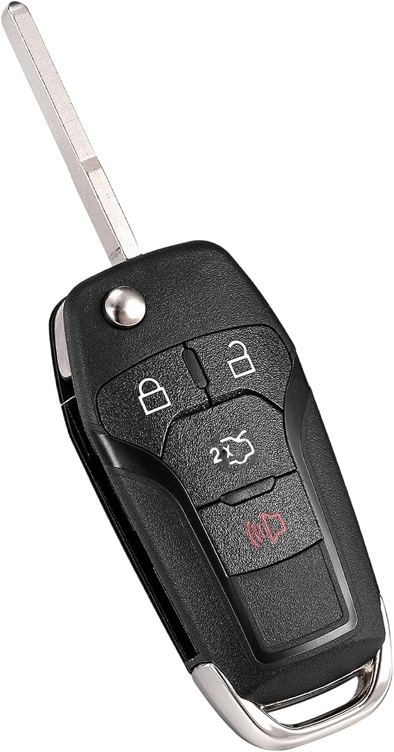 Flip Key Fob Replacement Fits for Ford Fusion 2013 2014 2015 2016 Keyless Entry Remote Control N5F-A08TAA 164-R7986 5924003 315 Mhz