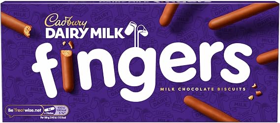 Fingers Milk Chocolate Biscuits 114g (Pack Of 2) "Indulgence in every bite, a moment of pure decadence"