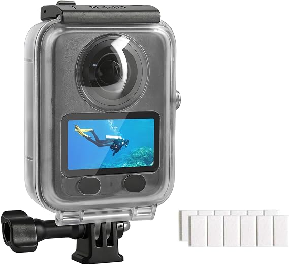 FitStill 45M/147FT Waterproof Housing for DJI OSMO 360, Pressure-Resistant, Underwater Protective Housing for Underwater Photography, DJI osmo 360 Protective Accessory