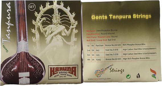 Tanpura Strings Gents Tanpura Strings Male Strings Karuna