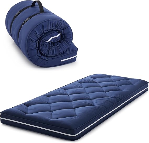 Jamdok 4 Inch Memory Foam Mattress Topper