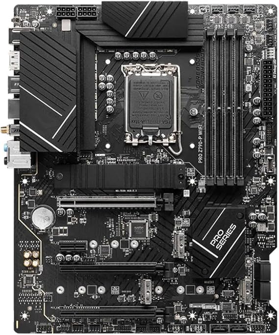 マザーボード MSI Z790 マザーボード PRO Z790-P WiFi DDR4/DDR5 LGA 1700 128GB 256GB M.2対応 14900F 13900 13700 12400 12100 CPU対応