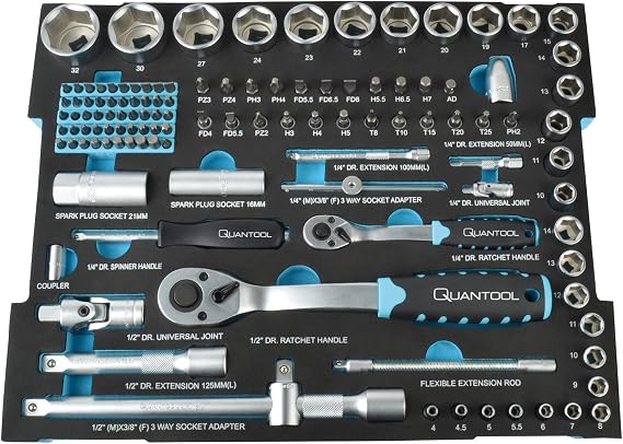 Mannesmann Quantool Q25001 Tool Set 118 Pieces