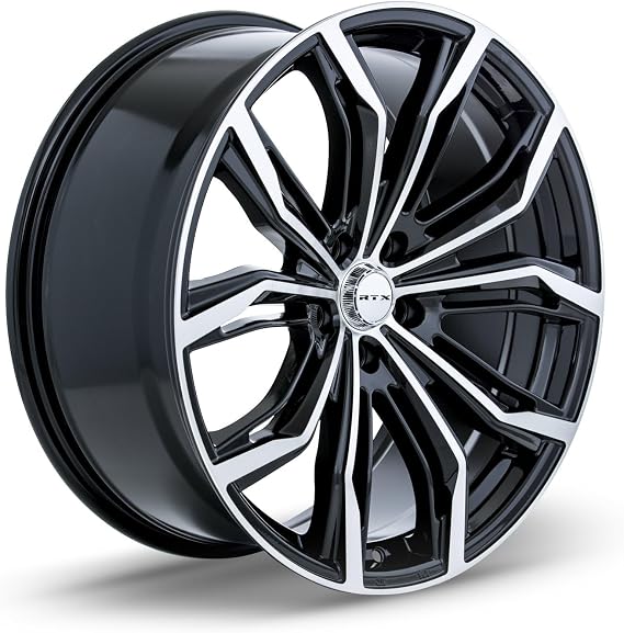 Alloy Wheel, Black Widow 18x8 5x114.3 ET42 CB73.1 Black Machined