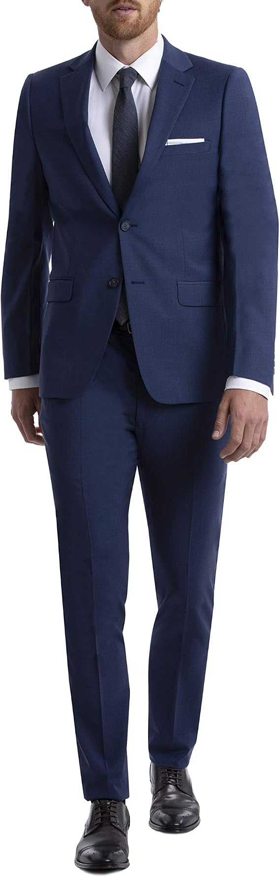 Calvin Klein Men's Skinny Fit Men’s Suit Separates with Performance Stretch Fabric Business Suit Pants Set