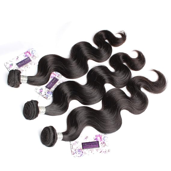 100% Virgin Peruvian Body Wave Remy Hair Weave 3 Bundles Hair Extensions 100g/pc 8inch Natural Black Color