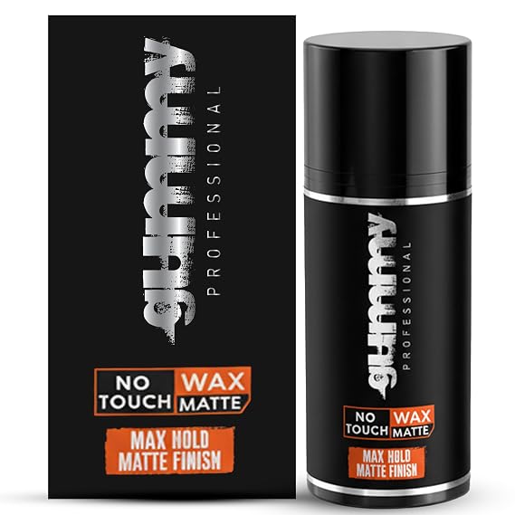 Gummy Professional No Touch Matte Hair Spray Wax Strong Hold for Men & Women Extra Hold Styling Wax with Dry Matte Finish Long-Lasting Control for Texture, Volume and Salon Hairstyles 98 ml