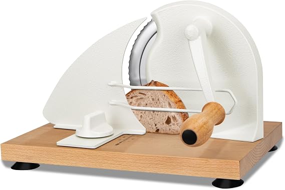 Manual Bread Slicer for Homemade Sourdough Bread, Hand Crank Bread Slicer
